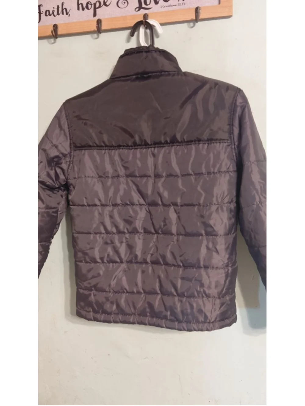 Boys Reebok Gray Puffer Jacket M (10/12)